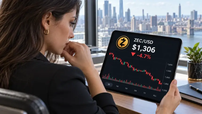 交易员分析Zcash市场下跌