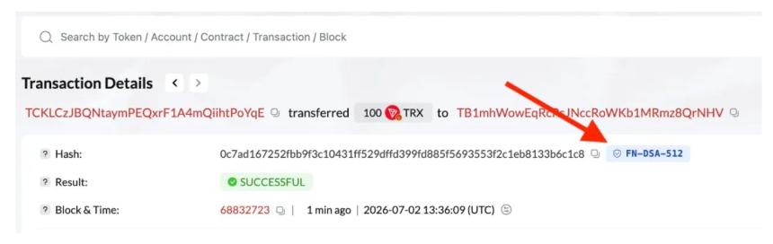 Tron quantum