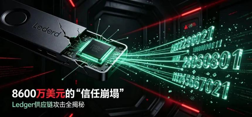 冷钱包“神话”破灭？Ledger遭供应链攻击 8600万美元资产被洗劫