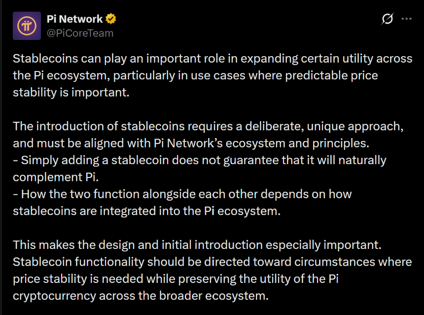 Pi Network稳定币整合