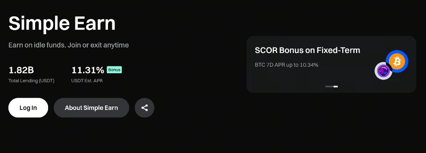 Gate Earn 推出 BTC 定期储蓄,与 SCOR 奖励相结合可提供高达 10.34% 的年化回报。