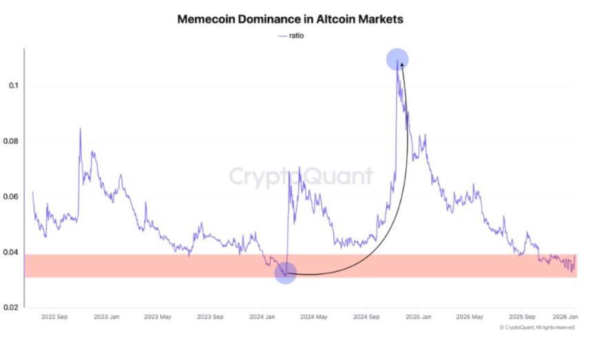 memecoin 回来了吗?一个特定的钱包指标表明 500 亿美元的反弹是一个危险的陷阱