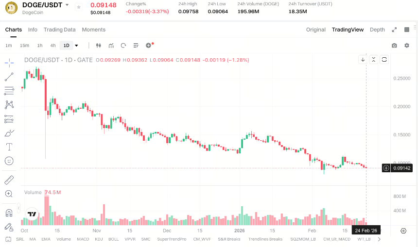 如何获取和交易 DOGE 代币