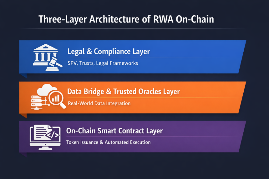 RWA 上链三层核心架构 RWA 上链三层核心架构