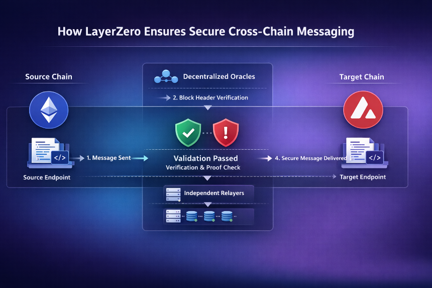 LayerZero 如何实现安全跨链消息传递 LayerZero 如何实现安全跨链消息传递