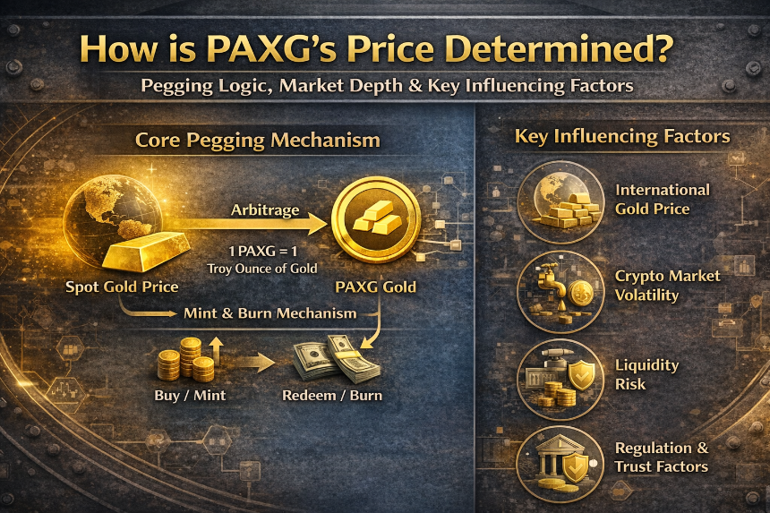 PAXG 的价格是如何形成的?挂钩机制、市场流动性和关键影响因素