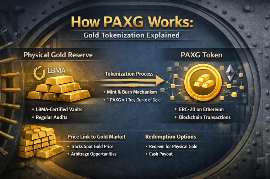 PAXG 的工作原理:了解实物黄金代币化机制