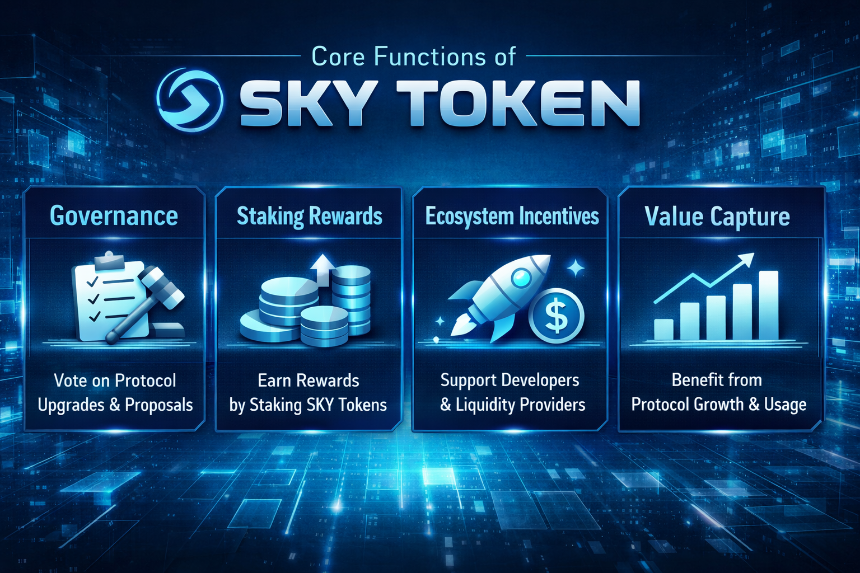 SKY 代币的核心角色和功能