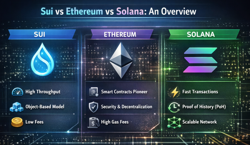 Sui vs Ethereum vs Solana：简介