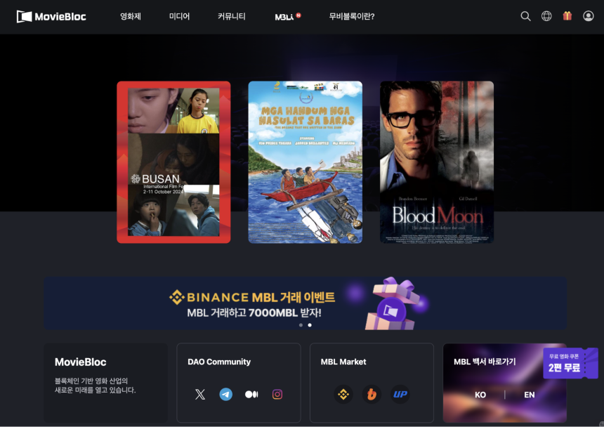 MovieBloc(MBL), 重塑电影产业的新时代