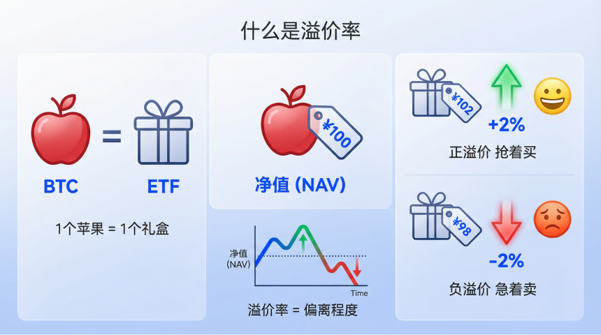 看懂溢价率，让你比 ETF 数据快 24 小时