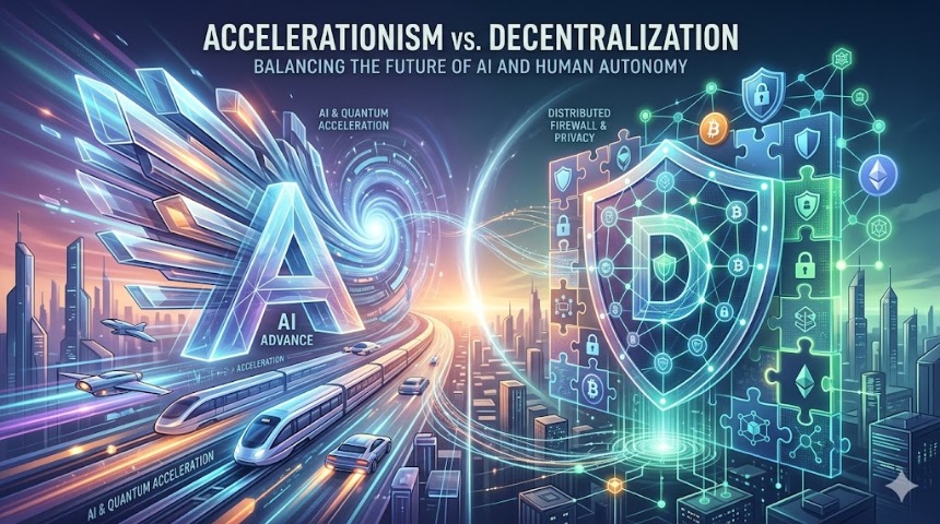 技术加速主义与去中心化:AI 与人类未来的平衡之道