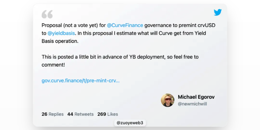 Curve 阴谋续作,Yield Basis 稳定币收益新范式
