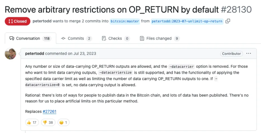 OP_RETURN：最严重的BTC争议之一