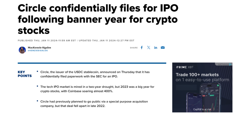 加密公司的 IPO 浪潮:从 Coinbase 到 Circle 的上市之路
