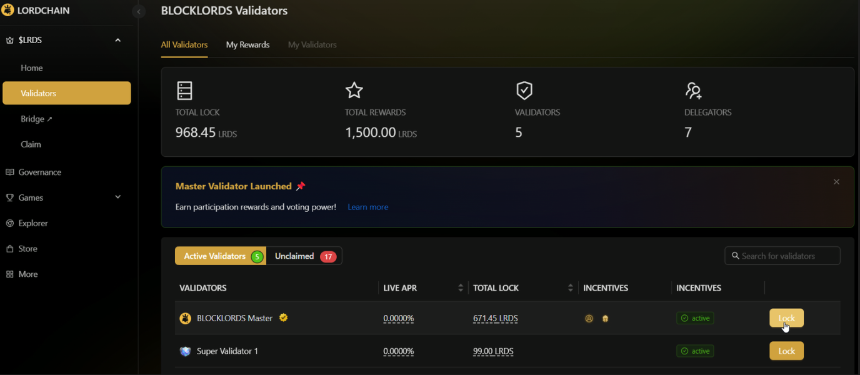 什么是 BLOCKLORDS（LRDS）？