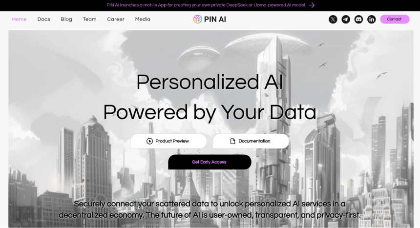 PIN AI 如何革新数据隐私和个性化 AI