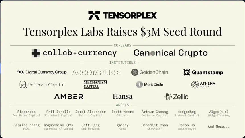 一天暴涨 500%,读懂 Yzi Labs 投资的 Tensorplex Labs?