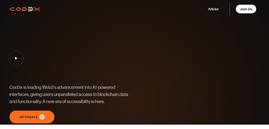 Cod3x：为 DeFi 未来打造的 AI 驱动金融代理