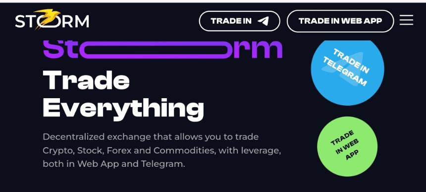 Storm Trade:首个基于 TON 区块链的 SocialFi 杠杆化 DEX