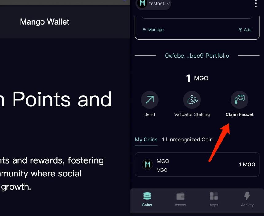 Move 系新项目 Mango 零撸空投教程