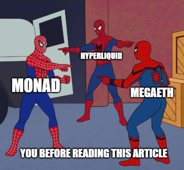 MegaETH vs Monad vs Hyperliquid:谁是即时区块链交易的领跑者?