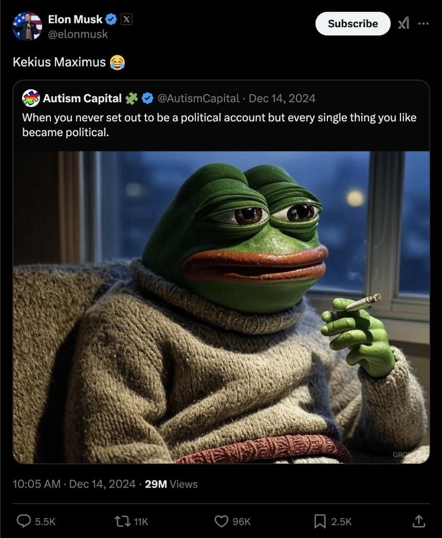 什么是 Kekius Maximus？