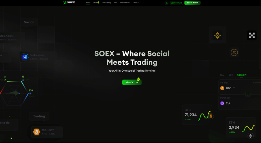 SOEX:是 Web3 交易终端,也是一个可持续创收的链上社交网络