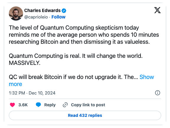 量子计算能破解比特币吗?