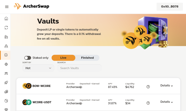 浅析 Archerswap:Core Chain上的去中心化交易平台