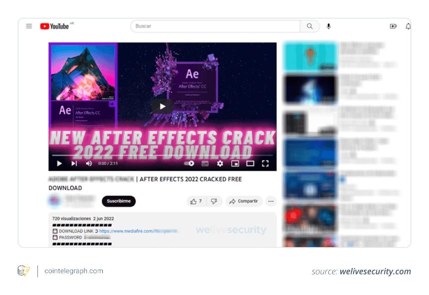 犯罪分子如何利用YouTube和GitHub传播加密货币恶意软件