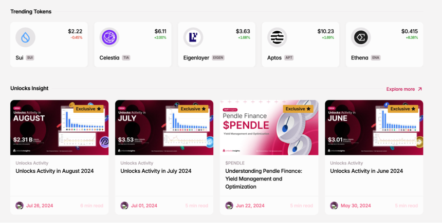 Tokenomist:代币解锁动态的全面教学指南