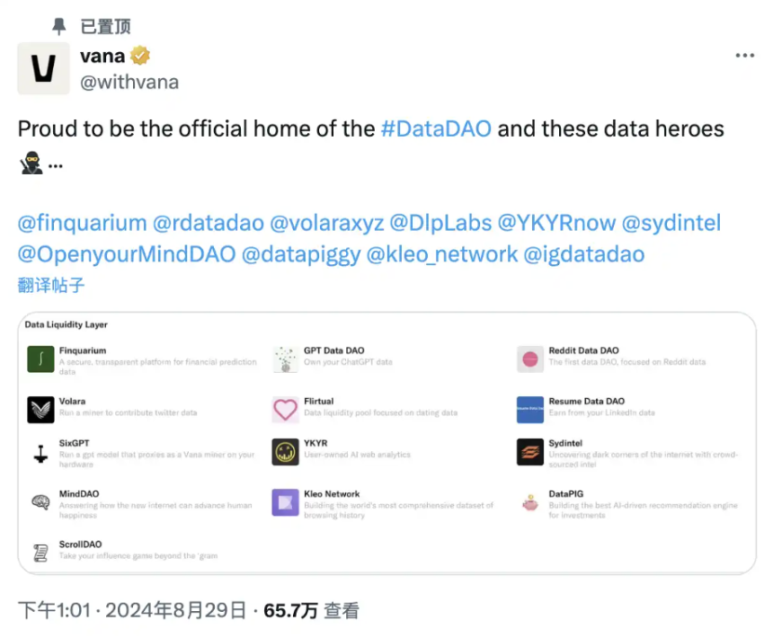 Vana:让你的数据在AI时代像代币一样自由流通创造价值