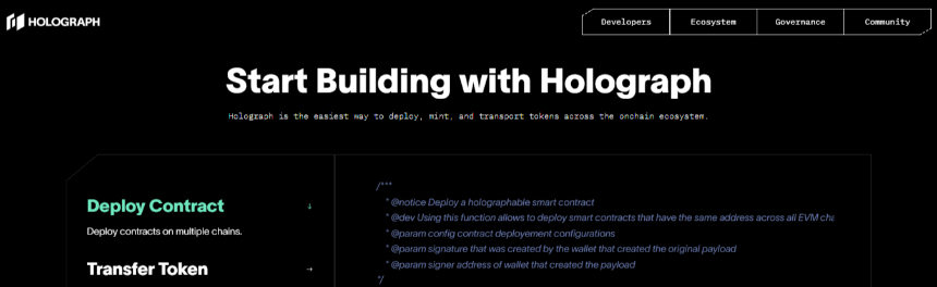 Holograph协议如何凭借全链技术提升DeFi性能