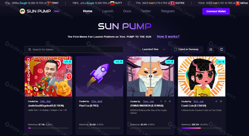 一文读懂 SunPump: Tron 区块链上的首个迷因币启动平台