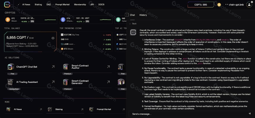 什么是 ChainGPT?一文带你了解 CGPT 的所有信息