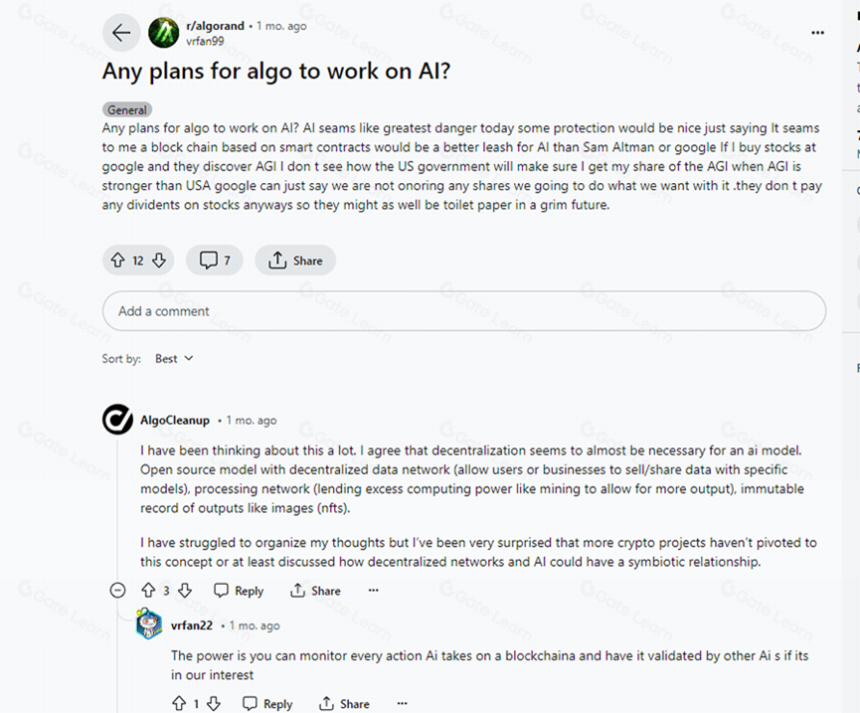 AI 能成为老牌公链的新叙事吗？