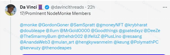 比特币（BTC）生态顶级NFT项目：Node Monkes