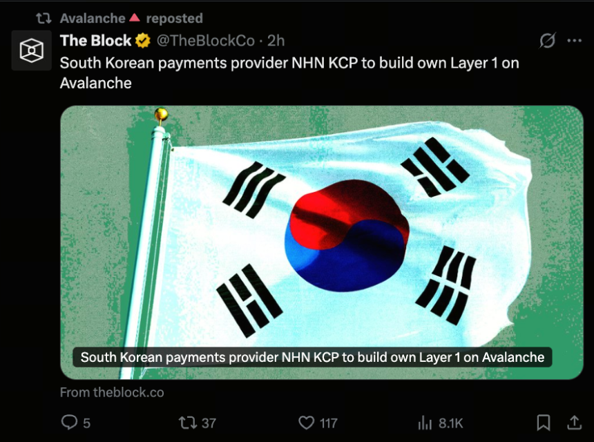 NHN KCP 携手 Ava Labs 打造支付专用区块链:下一代 Layer1 金融基础设施解析