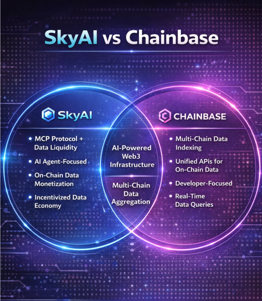 SkyAI vs Chainbase：AI 数据基础设施协议对比分析