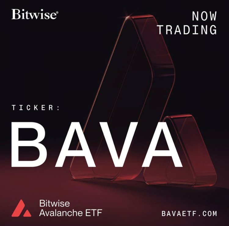 Bitwise 推出 Avalanche ETF：结合质押收益的加密投资新模式 