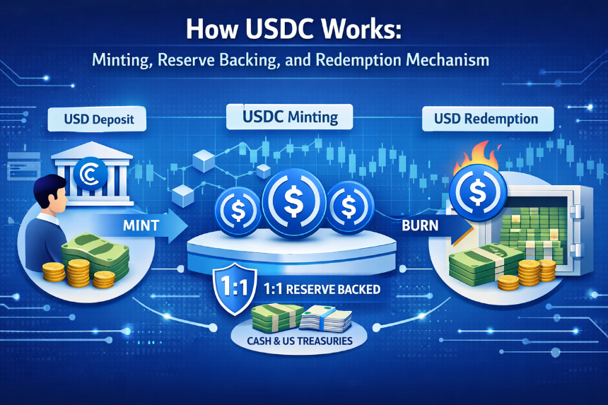USDC 的发行流程是怎样的？