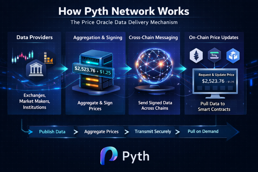 Pyth Network 的核心机制：Pull Oracle 的运行方式
