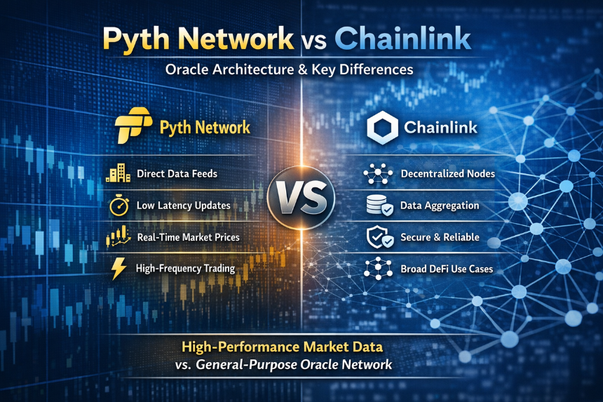 Pyth 与 Chainlink 定位与核心差异总结