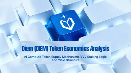 Diem（DIEM）通证经济学分析：AI算力通证供给机制、VVV质押逻辑、收益结构详解    