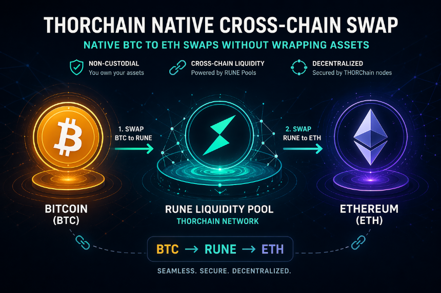 THORChain 的跨链兑换流程是怎样的?