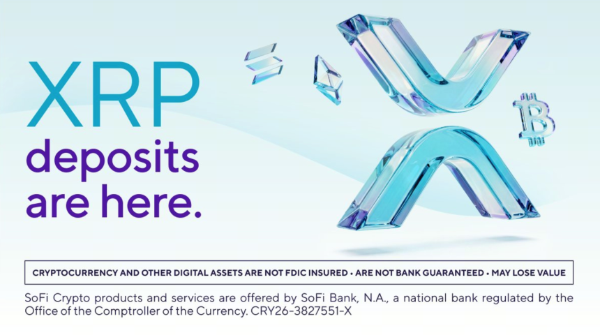 SoFi 新增 XRP 存入功能