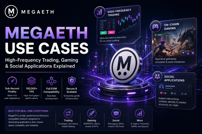 MegaETH 有哪些应用场景?高频交易、链游与社交用例解析