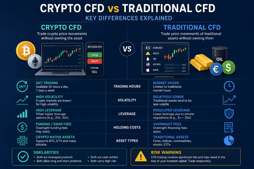 什么是加密货币 CFD？