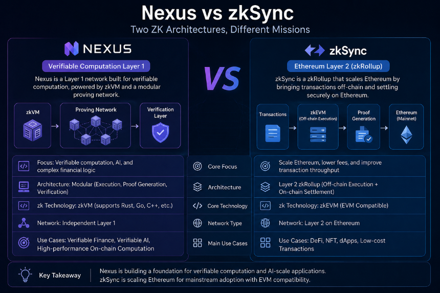 Nexus vs zkSync